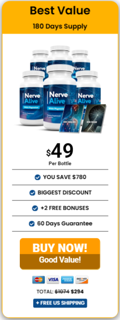 Nerve Alive order 6 bottles